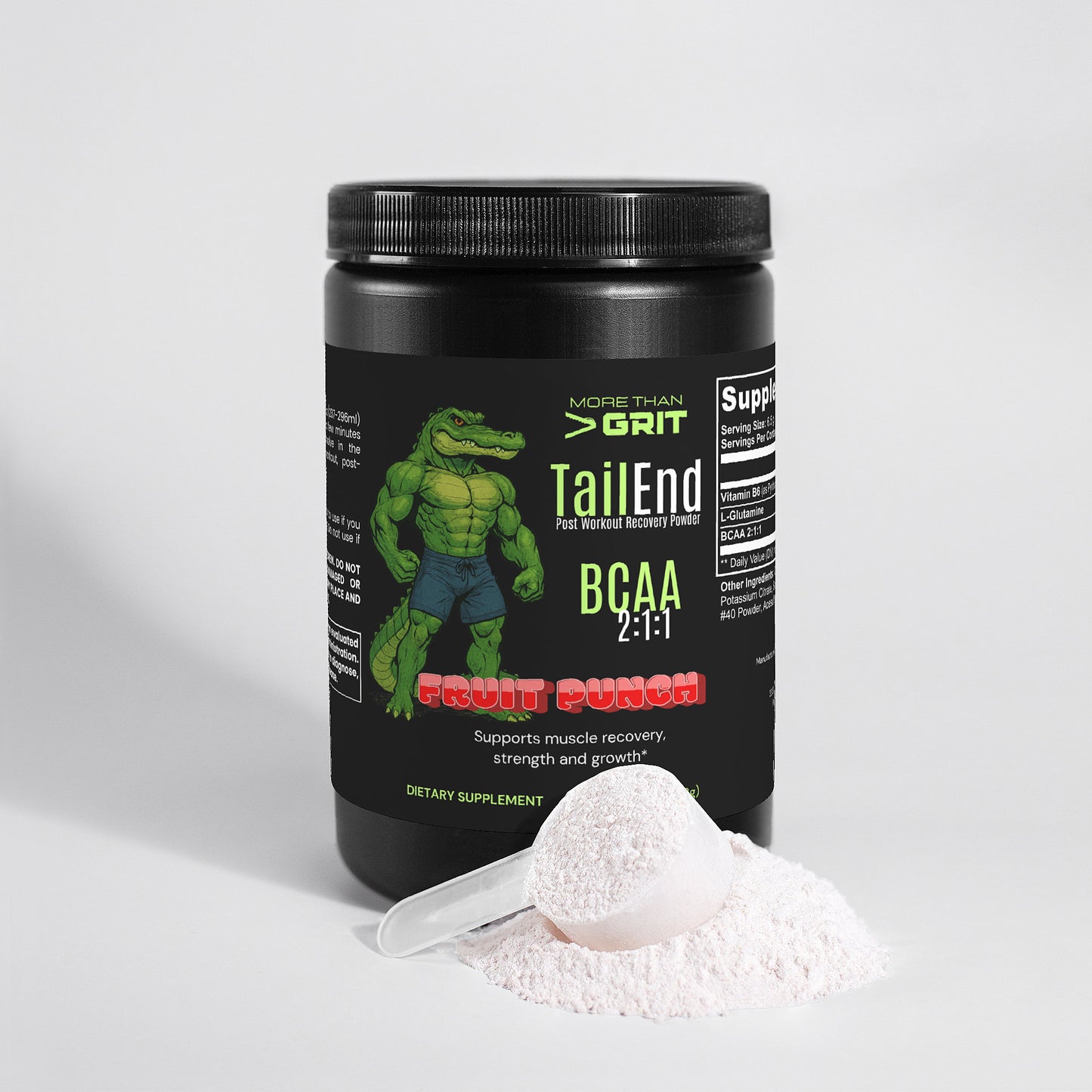 TailEnd BCAA Post Workout Recovery Powder (Fruit Punch)