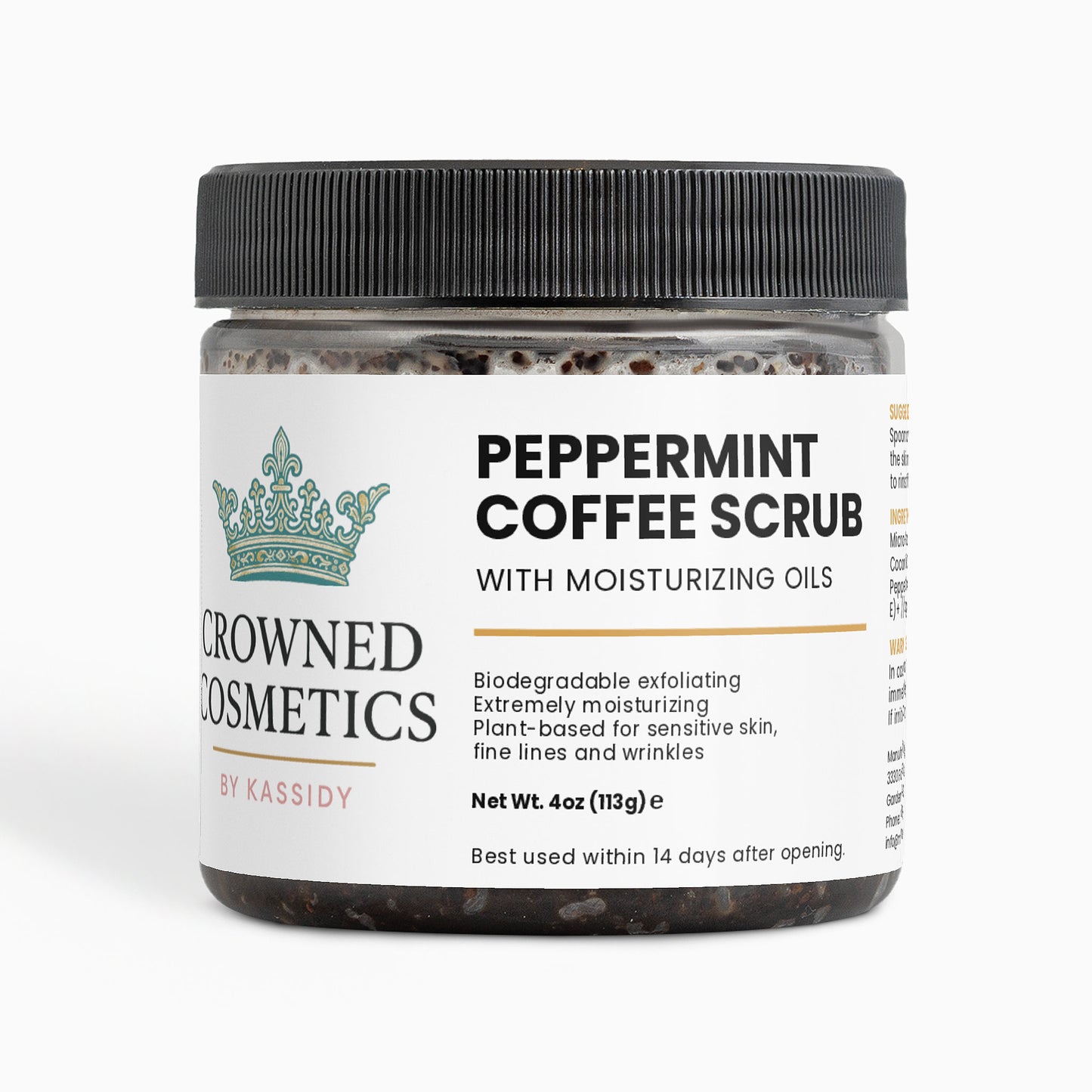 Peppermint Coffee Scrub