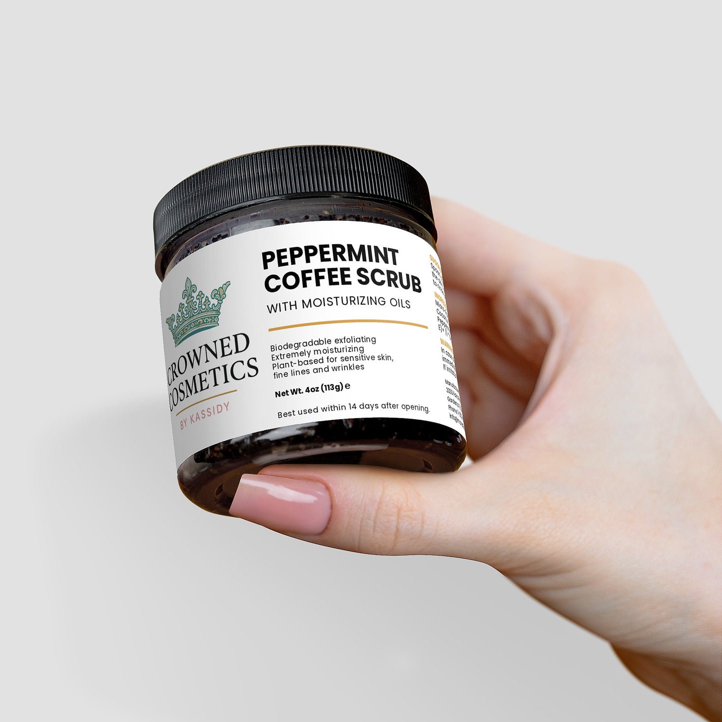 Peppermint Coffee Scrub