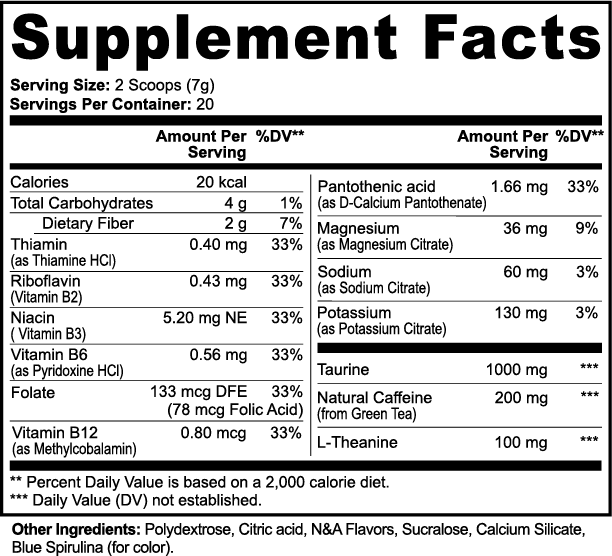 GritFuel Energy Powder (Cotton Candy)